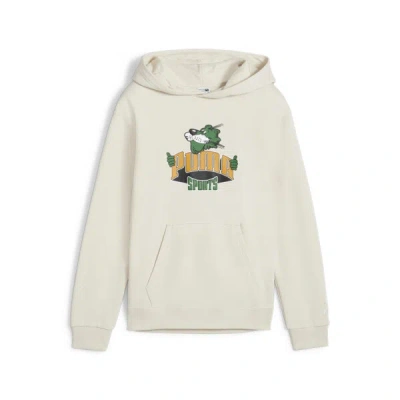 Puma For The Fanbase Big Kids' Hoodie In Alpine Snow