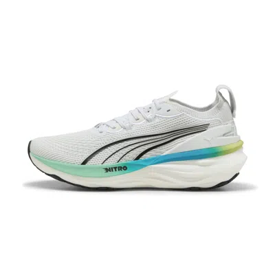Puma Foreverrun Nitro 2 Man Sneakers White Size 9 Textile Fibers