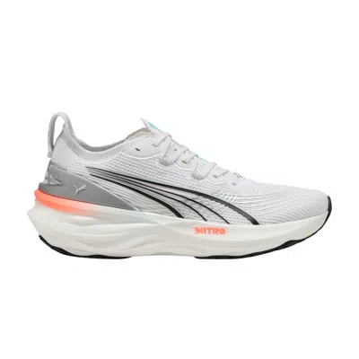 Pre-owned Puma Foreverrun Nitro 2 'white Glowing Red' | Men's Size 8