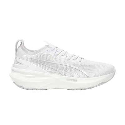 Pre-owned Puma Foreverrun Nitro 2 Wide 'white Silver' | Men's Size 7.5
