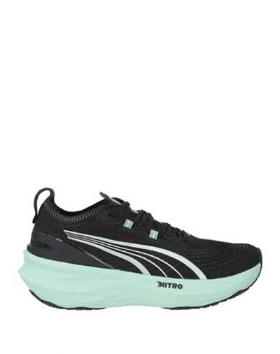 Puma Foreverrun Nitro 2 Wn Woman Sneakers Black Size 7.5 Textile Fibers