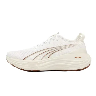 PUMA FOREVERRUN NITRO KNIT WARM WHITE/TEAK 379140-08 WOMEN'S