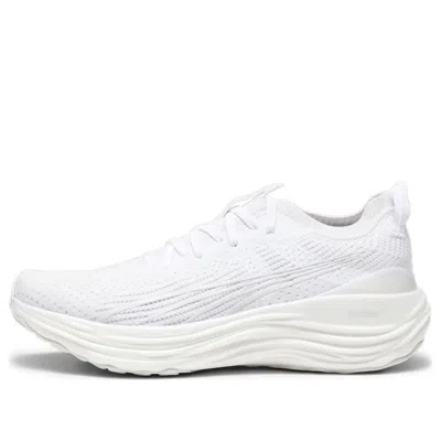 Puma Foreverrun Nitro Knit 'white Feather Grey' In Multi