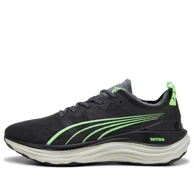 Puma Foreverrun Nitro Running Shoes 'black Green'