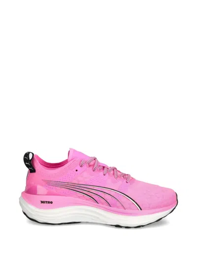Puma Foreverrun Nitro Wns Lace-up Sneakers In Pink