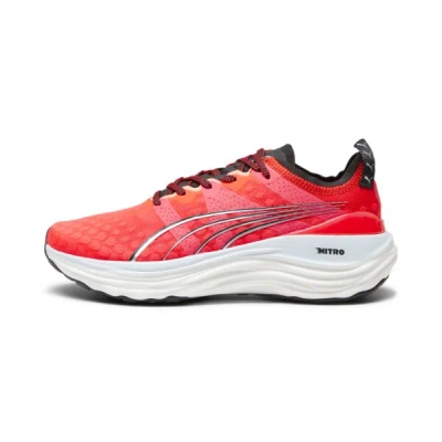 Puma Foreverrun Nitro™ Women's Running Shoes In Fire Orchid- Black- Silver