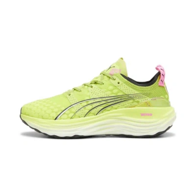 Puma Foreverrun Nitro™ Women's Running Shoes In Lime Pow-electric Lime- Black
