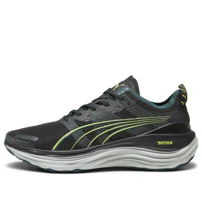 PUMA PUMA FOREVERRUN NITRO WTR 'BLACK MALACHITE YELLOW BURST'