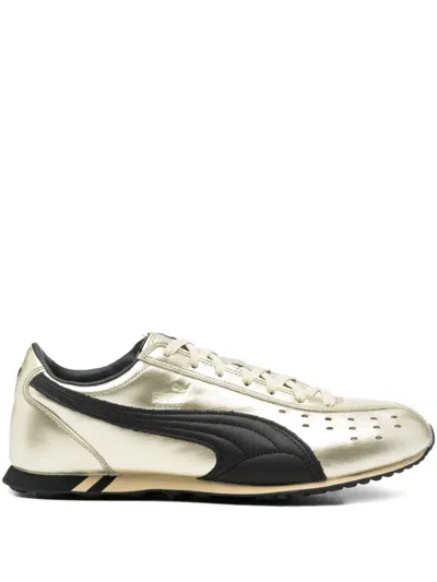 Puma Formstrip-logo Sneakers In Gold