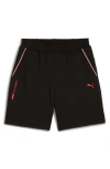 Puma Formula 1® Essential Logo Fleece Sweat Shorts In Black