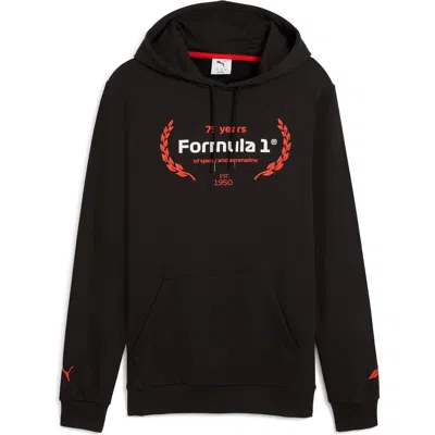 Puma Formula 1® Essential Logo Graphic Hoodie In Black