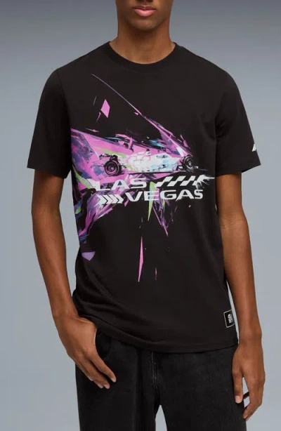 Puma Formula 1® Las Vegas Race Graphic T-shirt In Black