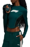 Puma F1® Womens Lr Ls Corset Top Women In Green