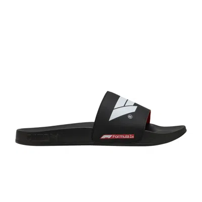 Pre-owned Puma Formula 1 X Leadcat 2.0 Slide 'logo - Black White' | Men's Size 14