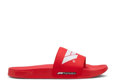 Puma Formula 1 X  Leadcat 2.0 Slide 'logo - Pop Red'