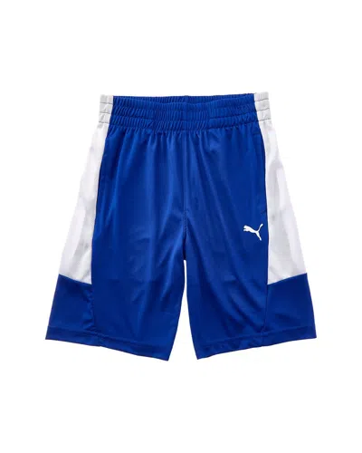 Puma Foundations Athletic Short In Blue