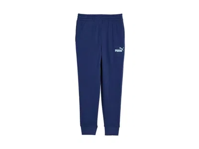 Puma Foundations Essential French Terry Joggers (toddler/little Kid/big Kid) Boy's Workout Navy : 5 Littl In Blue