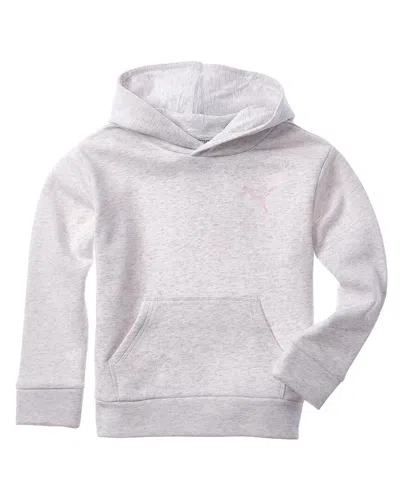 Puma Foundations Fleece Pullover Hoodie In Gold
