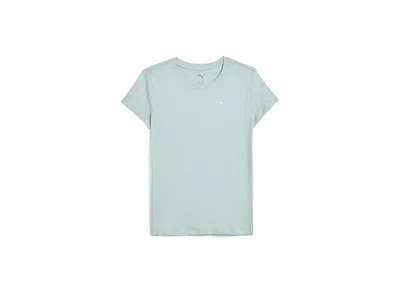 Puma Foundations T-shirt (big Kid) Girl's T Shirt Blue Grey: Md (8-10 Big Kid)