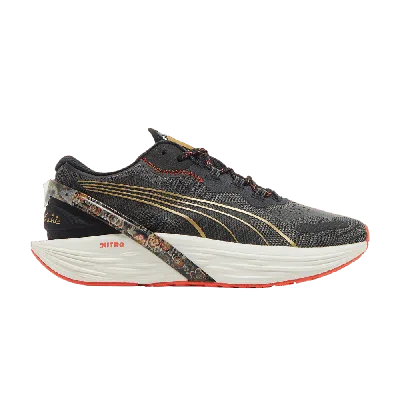 Pre-owned Puma Frida Kahlo X Wmns Run Xx Nitro 'floral - Black'