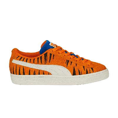 Pre-owned Puma Frosted Flakes X Suede Big Kid 'tony The Tiger' In Orange