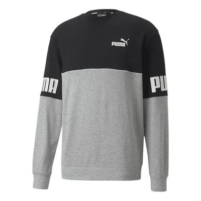 Puma Full Sleeve Sweater 'grey' In Gray