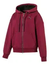 Puma Full Zip Hoodie In Red