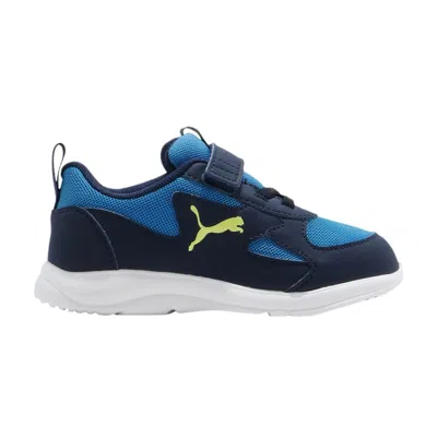 Pre-owned Puma Fun Racer Ac Infant 'dresden Blue' | Infant Size 9
