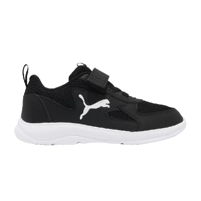 Pre-owned Puma Fun Racer Ac Jr 'black White'