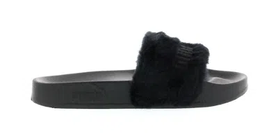 Pre-owned Puma Fur Slide Fur Slide (women's) Sneakers In Black