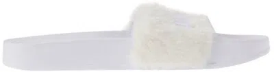 Pre-owned Puma Fur Slide Fur Slide (women's) Sneakers In White
