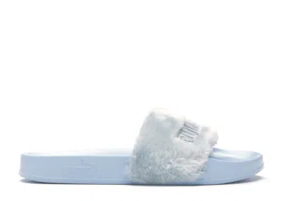 Pre-owned Puma Fur Slide Rihanna Fenty (women's) Sneakers In Cool Blue