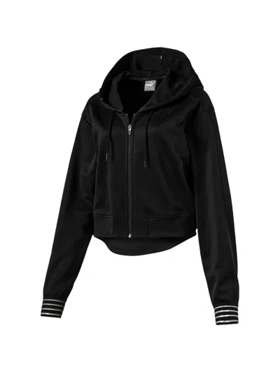 Puma Fusion Full-zip Hoodie In Black