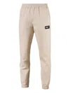 Puma Fusion Woven Track Pants In Neutral