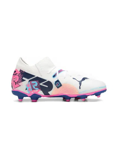 Puma Kids' Future 7 Match Cleats In White