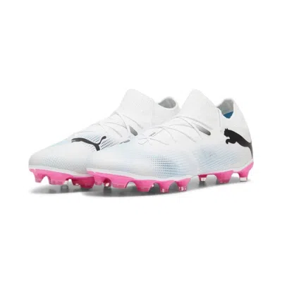 Puma Future 7 Match Fg/ag 107715-01 Unisex White Pink Football Boots Uwu967