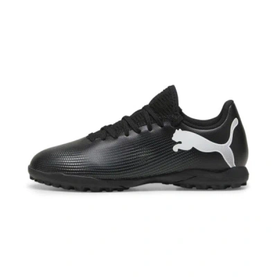 Puma Future 7 Play Turf Training Big Kids' Soccer Cleats Shoes In Black