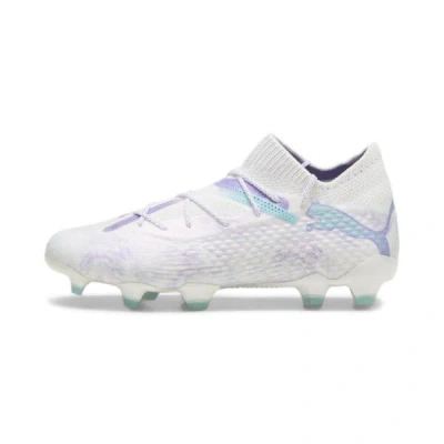 Puma Future 7 Ultimate Brilliance Firm Ground/artificial Ground Women's Soccer Cleats Shoes In White- Black-spring Lavender
