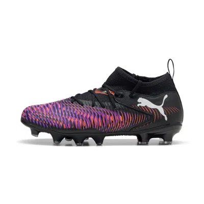 Puma Future 8 Match Firm Ground/artificial Ground Big Kids' Soccer Cleats Shoes In Black