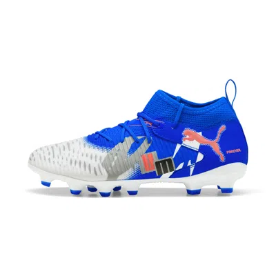 Puma Future 8 Match Forever Firm Ground/artificial Ground Big Kids' Soccer Cleats Shoes In White