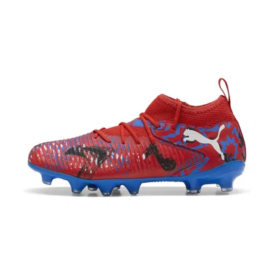 Puma Kids' Future 8 Match Play Firm Ground/artificial Ground Youth Shoes In Red