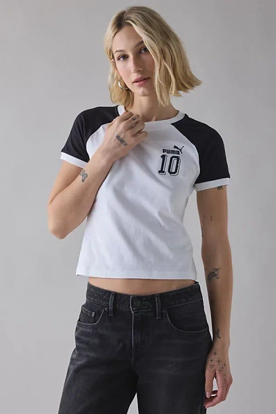 Puma Future Archive Slim Fit T-shirt In White