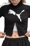 Puma Future Archive Slim Track Jacket In Black