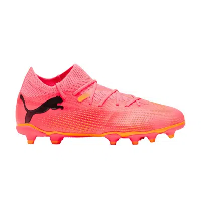 Pre-owned Puma Future Match 7 Fg Ag Big Kid 'forever Faster Pack' | Pink | Kid's Size 3.5