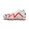 Puma Future Match Firm Ground/artificial Ground Women's Soccer Cleats Shoes In White- Black-fire Orchid