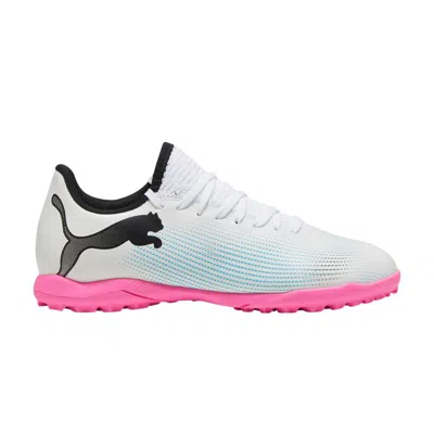 Pre-owned Puma Future Play 7 Tf Big Kid 'phenomenal Pack' | White | Kid's Size 1