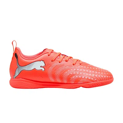 Pre-owned Puma Future Play 9 It Jr 'glowing Red White Black Silver' | Orange | Kid's Size 5.5