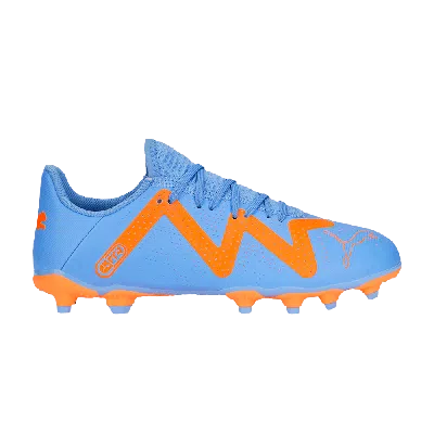 Pre-owned Puma Future Play Fg Ag Big Kid 'supercharge Pack - Blue Glimmer'
