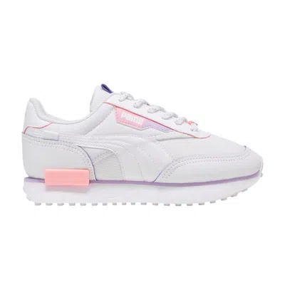Pre-owned Puma Future Rider Big Kid 'cosmic Girl' | White | Kid's Size 4.5