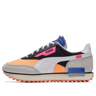 Puma Future Rider 'fizzy Orange' In White